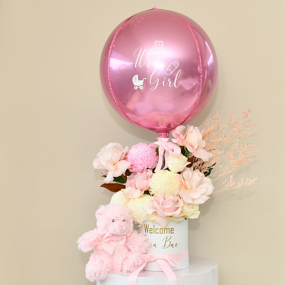 Personalised New Baby Flowers and Balloons Sydney Delivery