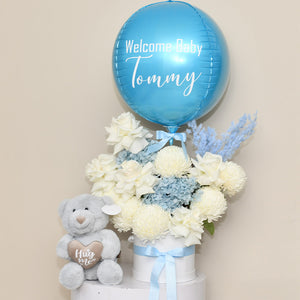 Personalised New Baby Flowers and Balloons Sydney Delivery