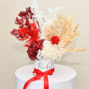 Valentine's Day Dried Flower Arrangement LOVE 101